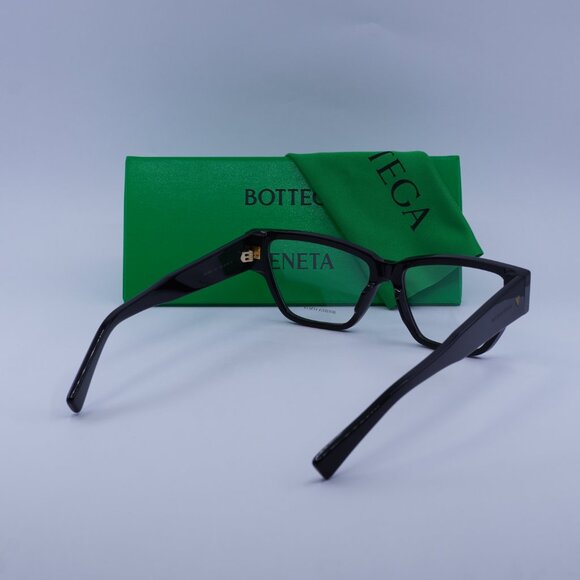 Bottega Veneta BV1288O 001 Eyeglasses Black Cat Eye 55mm Frame - Picture 10 of 10